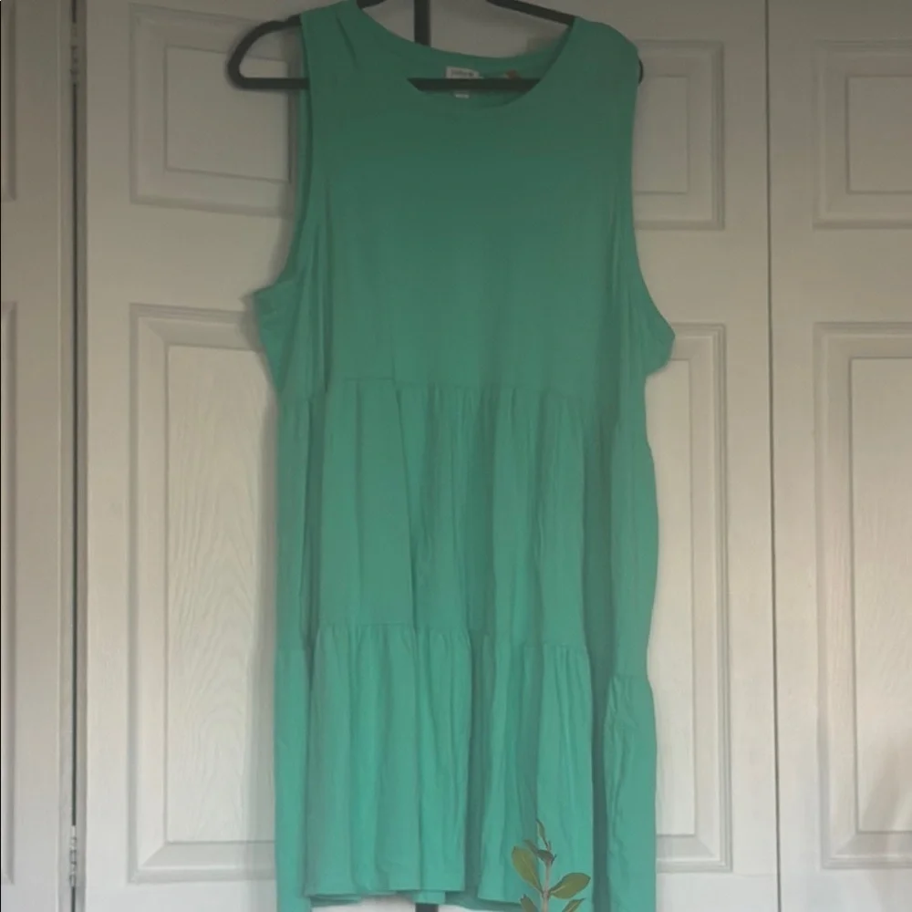 J crew Sleeveless Green Dress